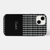 ミニマリスト チェーン パターン iPhoneケース (裏面横)