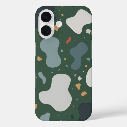 ミニマリスト・テラゾー風カスタム生地・壁紙 Case-Mate iPhoneケース (裏面)
