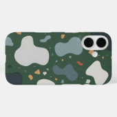 ミニマリスト・テラゾー風カスタム生地・壁紙 Case-Mate iPhoneケース (裏面 (横))