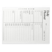 ミニマリスト・デイリー・プランナー ノートパッド (正面)