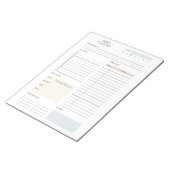 ミニマリスト・デイリー・プランナー ノートパッド (アングル)