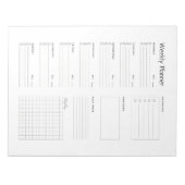 ミニマリスト・デイリー・プランナー ノートパッド (正面)