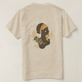 ミニマリスト・トライバル・シルエット・アートTシャツ Tシャツ