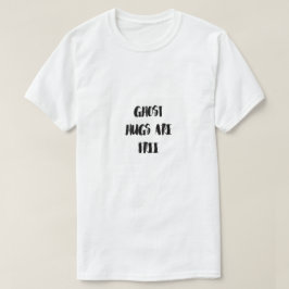 ミニマリスト ドクロ BOO ハロウィン アート Tシャツ