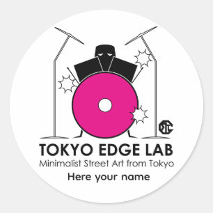 ミニマリスト ドラムキット - Tokyo Edge Lab ラウンドシール