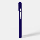 ミニマリスト ネイビーブルー ロゴ iphone カー Case-Mate iPhoneケース (裏面 / 左)