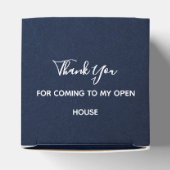 ミニマリスト ネイビーブルー 不動産 フェイバーボックス (上部)