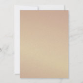 ミニマリスト バーガンディ ウェディング 招待状 (裏面)