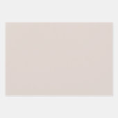 ミニマリスト パステル ソリッド カラー セージ グリーン テーマ ラッピングペーパーシート (正面2)