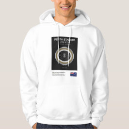 ミニマリスト パース クリケットグラウンド ラインプリント Tシャツ