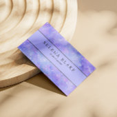 ミニマリスト・パープル | お洒落&プロフェッショナル美学 名刺