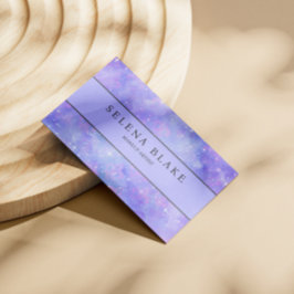 ミニマリスト・パープル | お洒落&プロフェッショナル美学 名刺