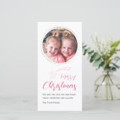 ミニマリスト ピンクの流星 ワンフォト シーズンカード (スタンド正面)