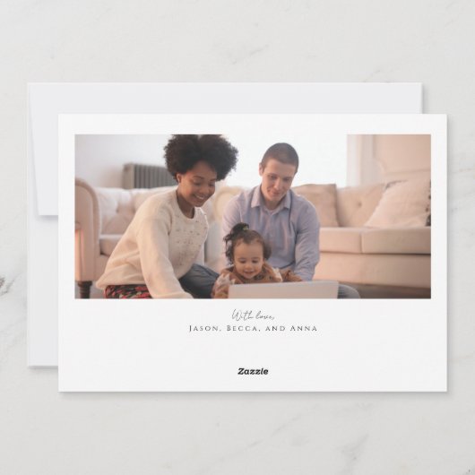 ミニマリスト フェスティブ クリスマス ツリーの写真 (裏面)