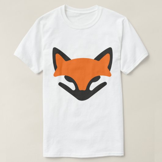 ミニマリスト・フォックスTシャツ Tシャツ (デザイン正面)