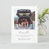 ミニマリスト フォト ブライズメイド 提案 カード (スタンド正面)