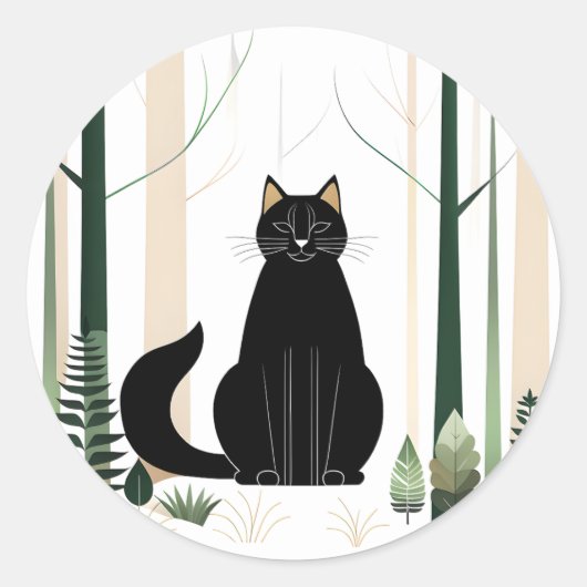 ミニマリスト・フォレストキャットは新しい猫種で、 ラウンドシール (正面)