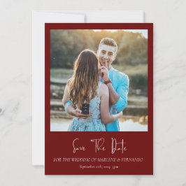 ミニマリスト フラワー セーブ・ザ・デート