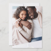 ミニマリスト フリージア | フォト バック ウェディング セーブザデート (裏面)