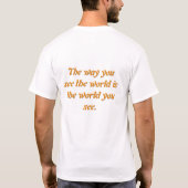 ミニマリスト フロントバック グラフィックTシャツ Tシャツ (裏面)