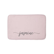 ミニマリスト ブッシュ ピンク ガーリー モノグラム 名前 スクリプト