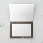 ミニマリスト・ブラウン サンキューカード (内部)