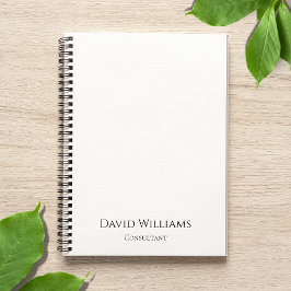 ミニマリスト ブラック ホワイト シンプル ノートブック