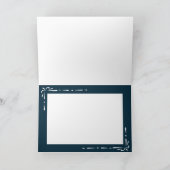 ミニマリスト・ブルー サンキューカード (内部)