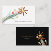 ミニマリスト・ブーケ 名刺 (正面/裏面)