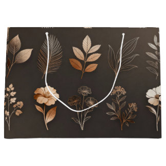 ミニマリスト プレミアム ショッピング バッグ ラージペーパーバッグ