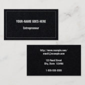 ミニマリスト、プロフェッショナル名刺 名刺 (正面/裏面)