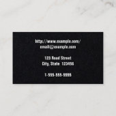 ミニマリスト、プロフェッショナル名刺 名刺 (裏面)