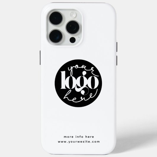 ミニマリスト プロフェッショナル ビジネス カスタムロゴ Case-Mate iPhoneケース (裏面)