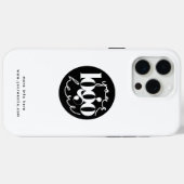 ミニマリスト プロフェッショナル ビジネス カスタムロゴ Case-Mate iPhoneケース (裏面 (横))