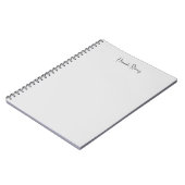 ミニマリスト プロフェッショナル モダン カリグラフィー ノートブック (左側)