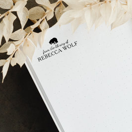 ミニマリスト・ベア・オブ・ザ・ライブラリー ラバースタンプ