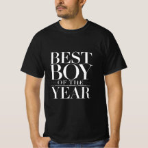 ミニマリスト ベストボーイオブザイヤー メンズ ブラックTシャツ