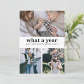 ミニマリスト ベーシック なんて1年だ おめでとう 新年 シーズンカード (スタンド正面)