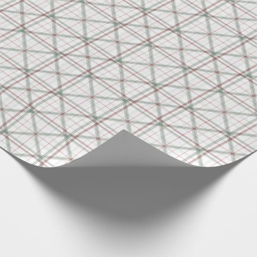 ミニマリスト ホワイト クリスマス ジオメトリック プライド ラッピングペーパー (角)