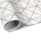 ミニマリスト ホワイト クリスマス ジオメトリック プライド ラッピングペーパー (ロールコーナー)