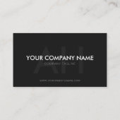 ミニマリスト、ホワイト、シンプルプロフェッショナル、ボホ、 名刺 (裏面)