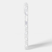 ミニマリスト ホワイト フラワー iPhone 15 Pro Max Case-Mate iPhoneケース (裏面 / 左)