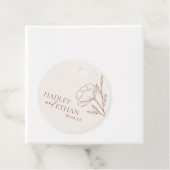 ミニマリスト ボーホー ウェディング フェイバータグ ありがとうタグ (インサイチュ)