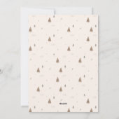 ミニマリスト ボーホー ファミリー フォト モダン ハッピー シーズンカード (裏面)