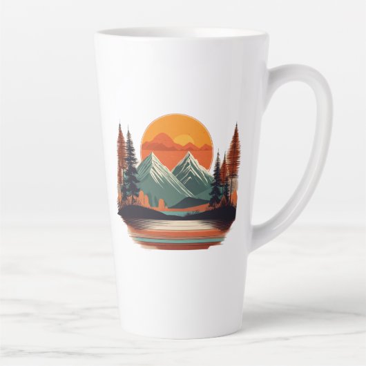 ミニマリスト マウンテンシーン ラテマグ - 17 oz (右)