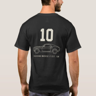 ミニマリスト マッスル No 10 ブロックコア Tシャツ