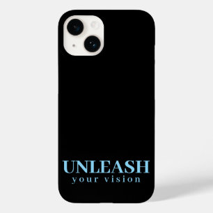 ミニマリスト マットブラック ビジョンを解き放て 引用P Case-Mate iPhone 14ケース