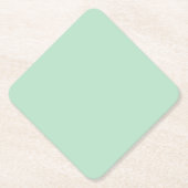 ミニマリスト ミントグリーンペーパコースター ペーパーコースター (正面)