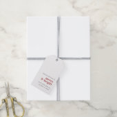 ミニマリスト&モダンホリデーギフトラベル ギフトタグ (より糸付き)