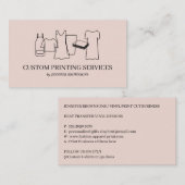 ミニマリスト モダン オーダーメイド プリント 名刺 (正面/裏面)